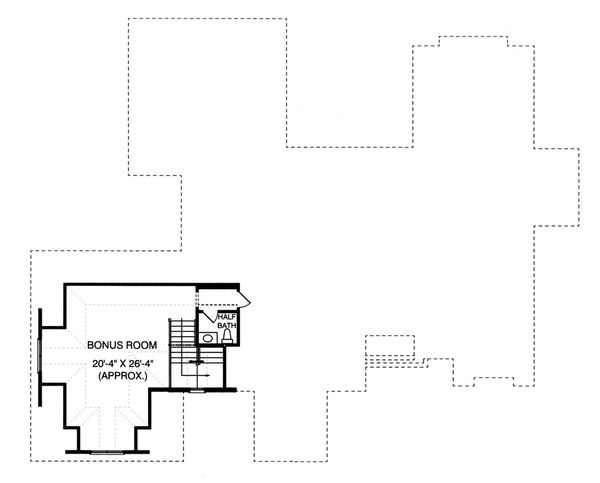 Home Plan - Craftsman Floor Plan - Upper Floor Plan #413-130