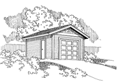 Craftsman Style House Plan - 0 Beds 0 Baths 240 Sq/Ft Plan #124-1089 