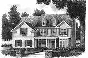 Colonial Style House Plan - 5 Beds 3 Baths 3025 Sq/Ft Plan #927-953 