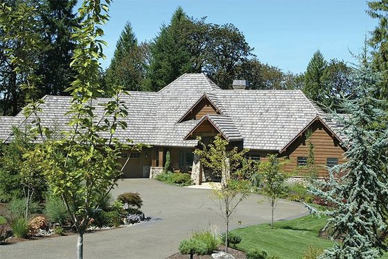 Exterior - Front Elevation 1 for Craftsman House Plan #48-233 - 4 bed, 3.5 bath