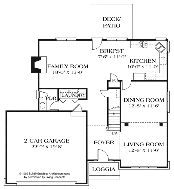 Dream House Plan - Mediterranean Floor Plan - Main Floor Plan #453-430