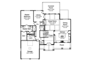 Craftsman Style House Plan - 4 Beds 3.5 Baths 3250 Sq/Ft Plan #46-859 