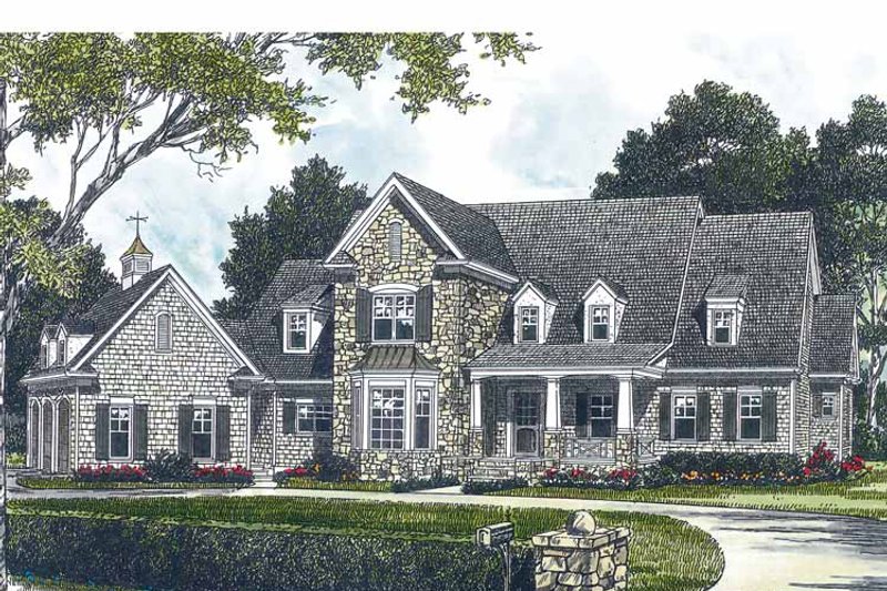 Home Plan - Exterior - Front Elevation 3 for Craftsman House Plan #453-428 - 3 bed, 3.5 bath