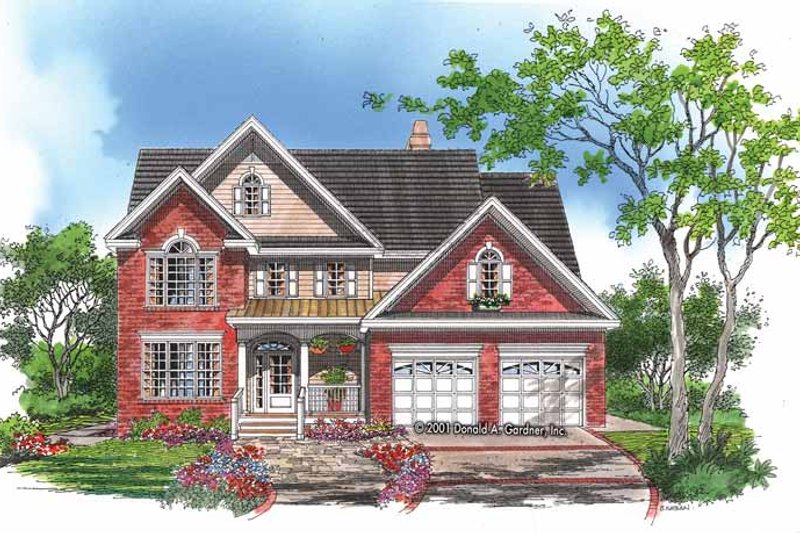 Dream House Plan - Country Exterior - Front Elevation Plan #929-646