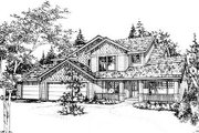 Traditional Style House Plan - 4 Beds 2.5 Baths 2434 Sq/Ft Plan #78-125 