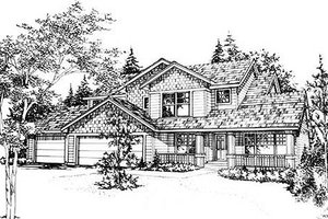 Traditional Exterior - Front Elevation Plan #78-125