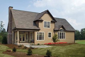 Exterior - Rear Elevation for Country House Plan #929-634 - 3 bed, 2.5 bath
