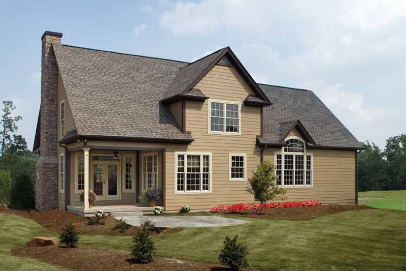 Home Plan - Exterior - Rear Elevation for Country House Plan #929-634 - 3 bed, 2.5 bath