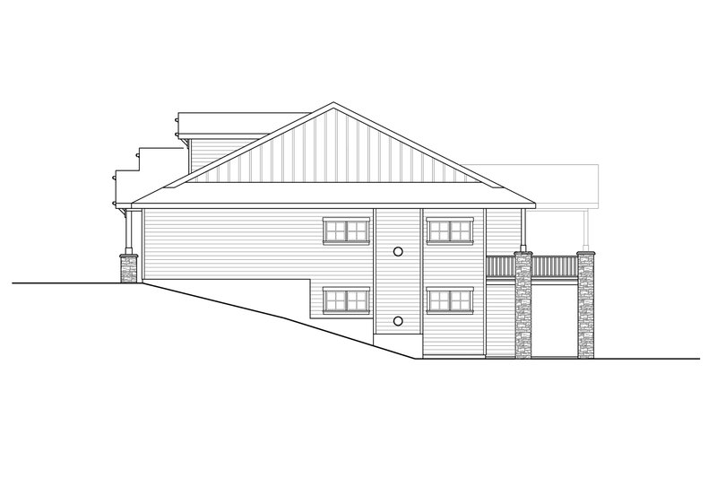 Dream House Plan - Exterior - Other Elevation 1 for Craftsman House Plan #124-1164 - 3 bed, 2.5 bath