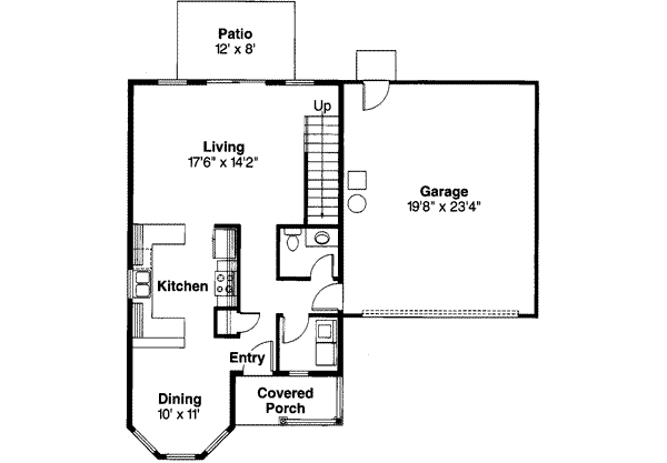 House Plan Design - Floor Plan - Main Floor Plan #124-316