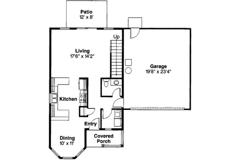 House Plan Design - Floor Plan - Main Floor House Plan #124-316 - 3 bed, 2.5 bath