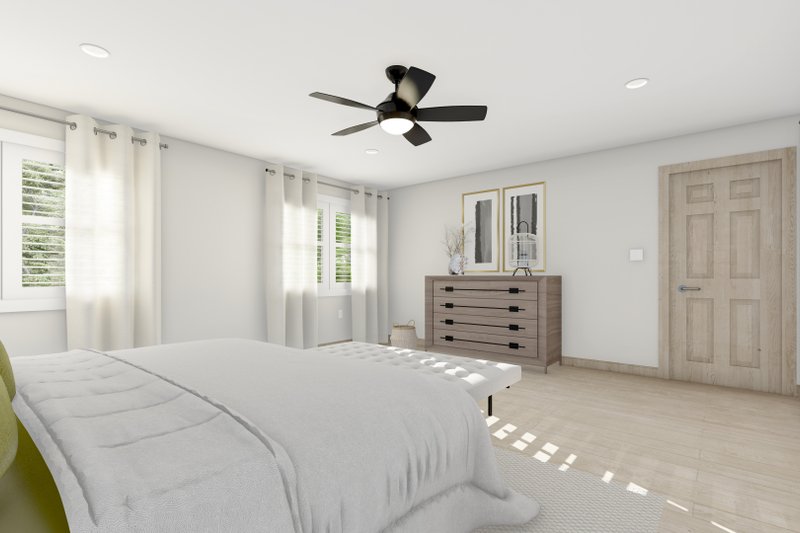 House Plan Design - Interior - Master Bedroom 1 for Traditional House Plan #1060-153 - 5 bed, 4 bath