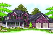 Country Style House Plan - 4 Beds 3.5 Baths 2996 Sq/Ft Plan #70-470 
