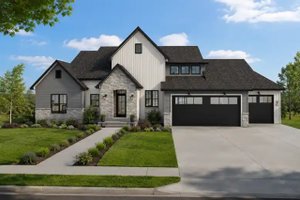 Home Plan - Exterior - Front Elevation for Modern House Plan #1116-49 - 4 bed, 3.5 bath