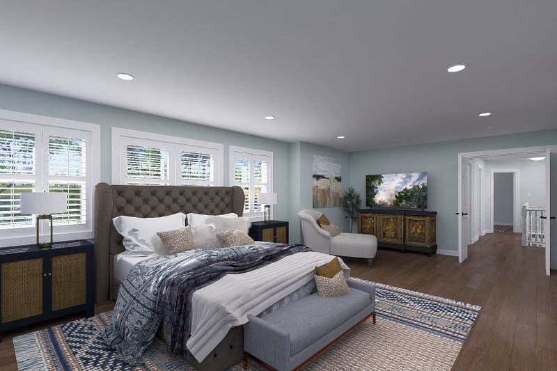 House Design - Interior - Master Bedroom 3 for Farmhouse House Plan #1060-262 - 4 bed, 2.5 bath
