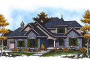 Cottage Style House Plan - 4 Beds 3.5 Baths 3199 Sq/Ft Plan #70-883 