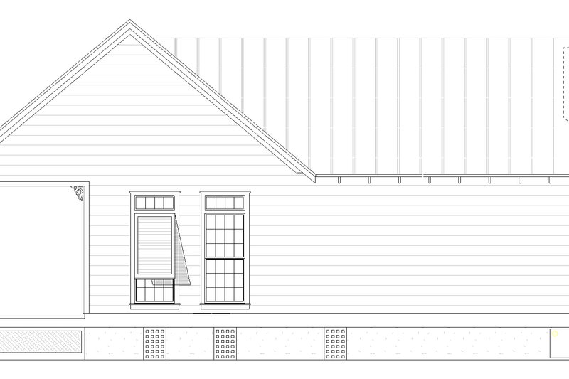 Architectural House Design - Exterior - Other Elevation 1 for Cottage House Plan #45-624 - 1 bed, 1 bath