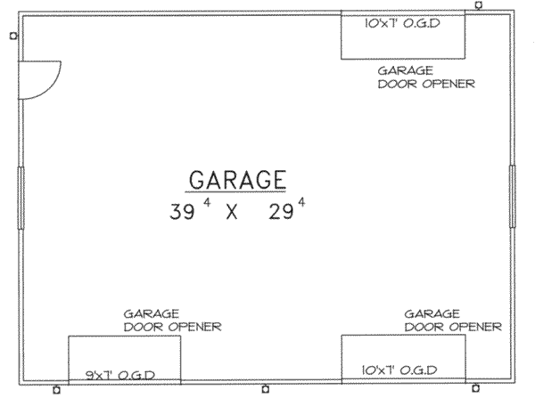 Traditional Floor Plan - Main Floor Plan #117-368