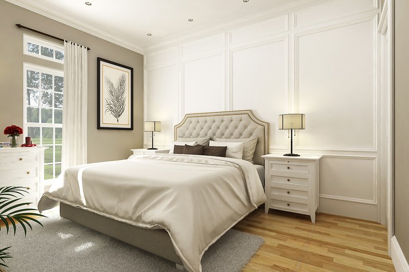 Architectural House Design - Interior - Master Bedroom for Cottage House Plan #45-368 - 2 bed, 2 bath