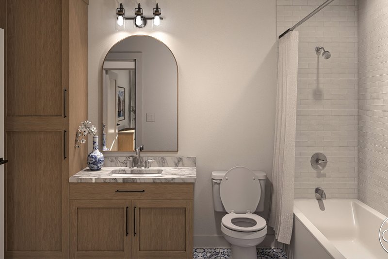 Dream House Plan - Interior - Bathroom for Mediterranean House Plan #455-375 - 1 bed, 1 bath