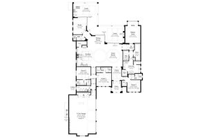 Floor Plan - Main Floor for Contemporary House Plan #930-477 - 4 bed, 5 bath