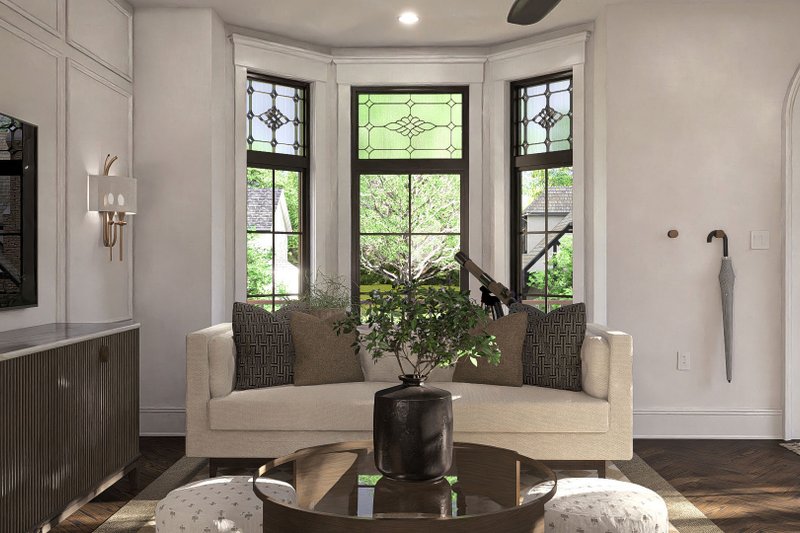 Dream House Plan - Interior - Family Room for Modern House Plan #455-430 - 3 bed, 2.5 bath