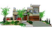 Modern Style House Plan - 3 Beds 3.5 Baths 1845 Sq/Ft Plan #484-2 