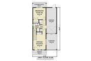 Contemporary Style House Plan - 2 Beds 2.5 Baths 1387 Sq/Ft Plan #1070-225 