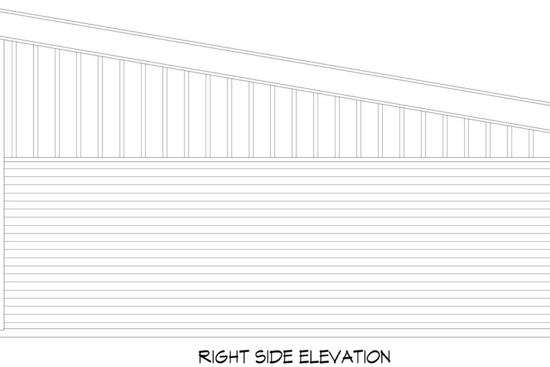 Home Plan - Exterior - Other Elevation 1 for Contemporary House Plan #932-1105, 0 bath