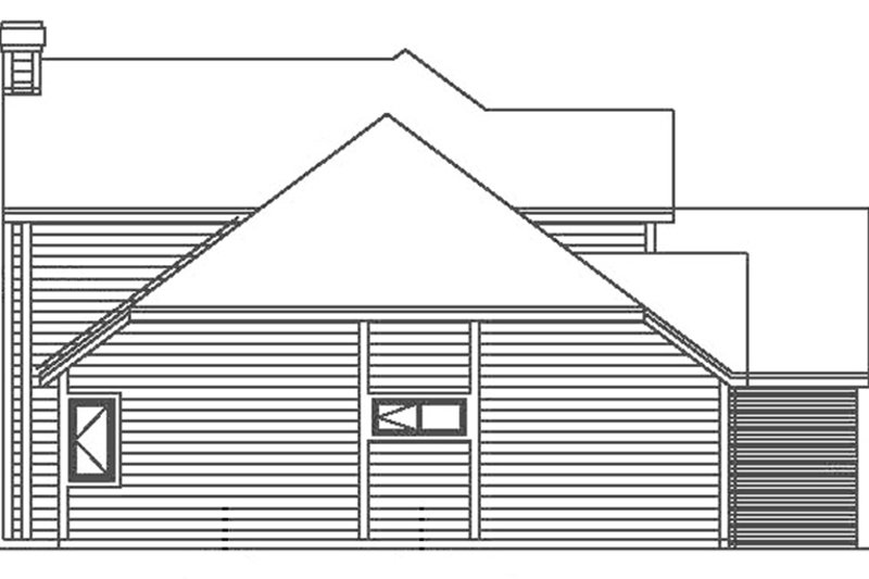Home Plan - Exterior - Other Elevation 1 for Country House Plan #300-138 - 3 bed, 2.5 bath