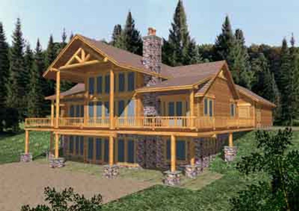 Traditional Style House Plan - 3 Beds 3.5 Baths 3650 Sq/Ft Plan #117 ...