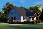 Farmhouse Style House Plan - 3 Beds 2.5 Baths 1900 Sq/Ft Plan #932-702 