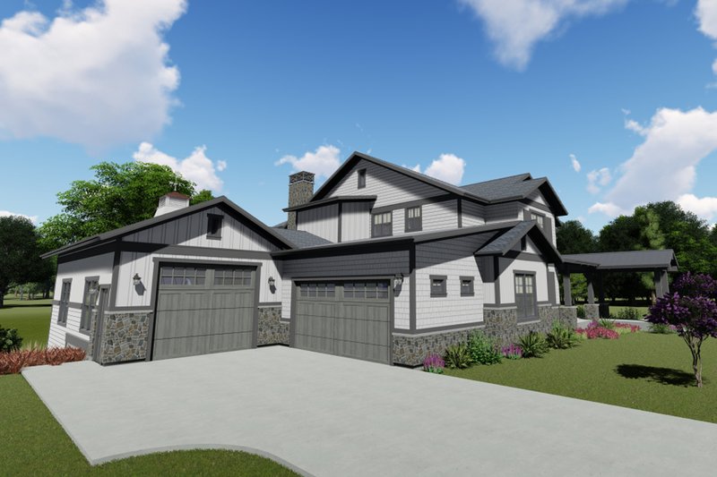 Dream House Plan - Left Front 