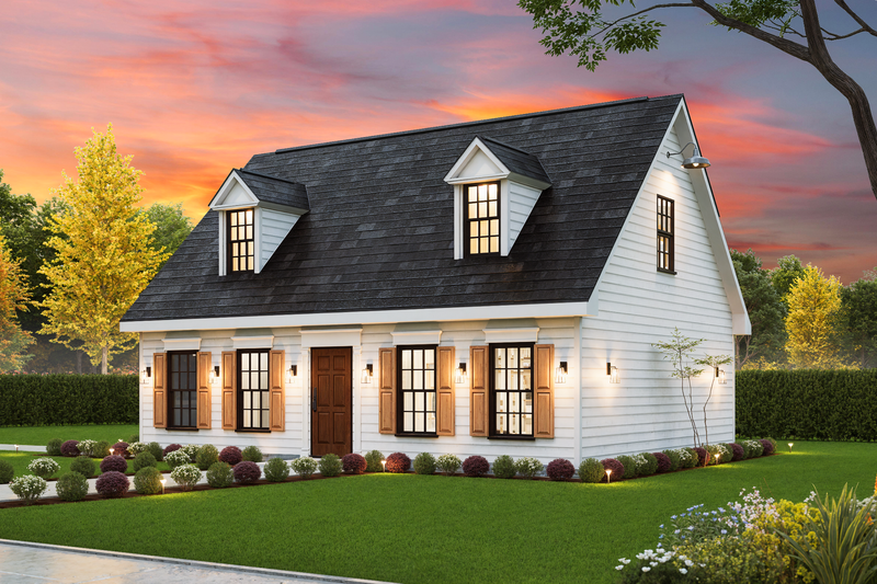 Home Plan - Exterior - Front Elevation 4 for Craftsman House Plan #54-645 - 3 bed, 2 bath