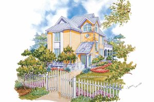 Traditional Exterior - Front Elevation Plan #930-65