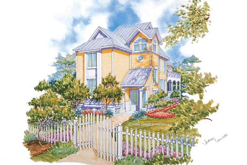 House Plan Design - Traditional Exterior - Front Elevation Plan #930-65
