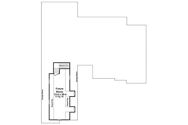 Architectural House Design - Floor Plan - Upper Floor for Country House Plan #21-412 - 4 bed, 3 bath