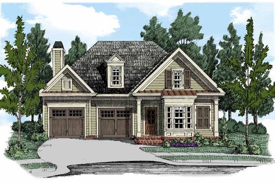 Exterior - Front Elevation 3 for Bungalow House Plan #927-514 - 2 bed, 2 bath