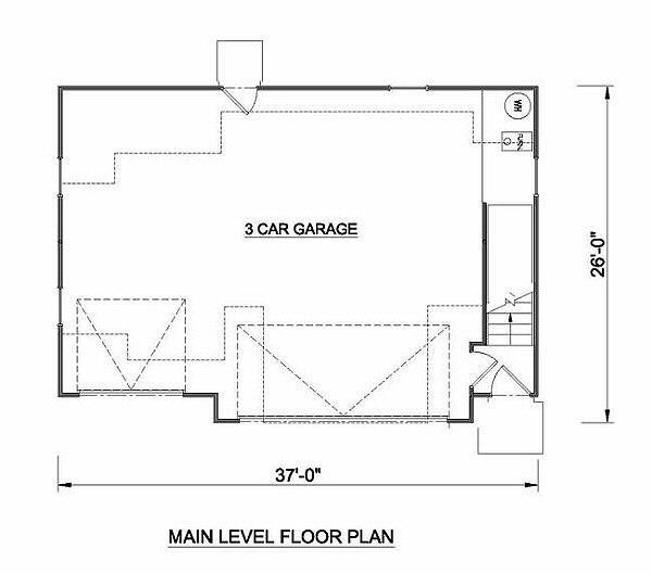 Tudor Floor Plan - Lower Floor Plan #116-227