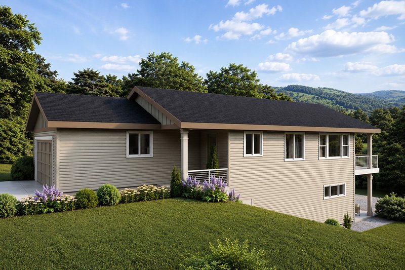 Dream House Plan - Exterior - Other Elevation for Traditional House Plan #124-1469 - 3 bed, 2 bath