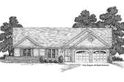 Ranch Style House Plan - 3 Beds 2 Baths 1500 Sq/Ft Plan #56-660 