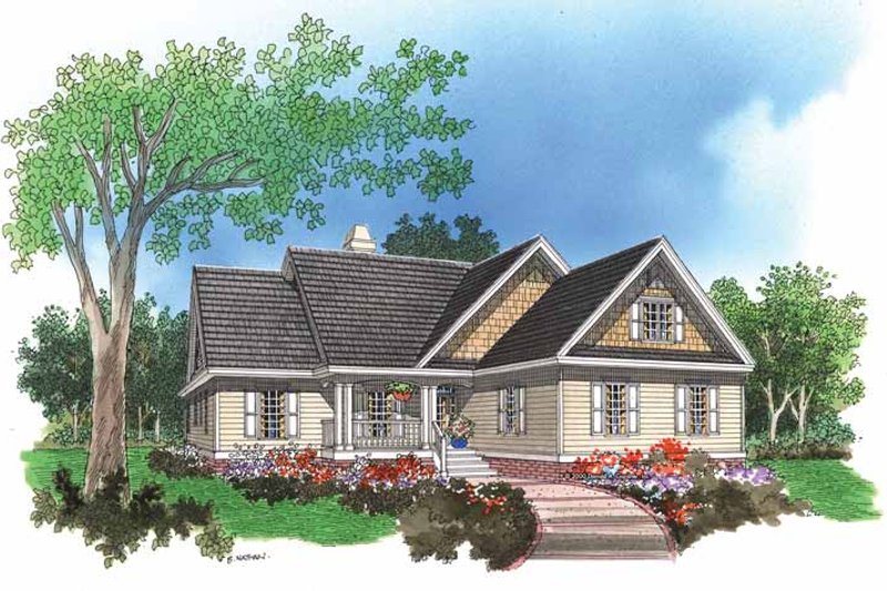 Ranch Style House Plan - 3 Beds 2 Baths 1673 Sq/Ft Plan #929-560
