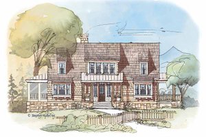 Dream House Plan - Exterior - Front Elevation for Country House Plan #429-426 - 3 bed, 3.5 bath