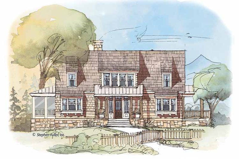 Dream House Plan - Country Exterior - Front Elevation Plan #429-426