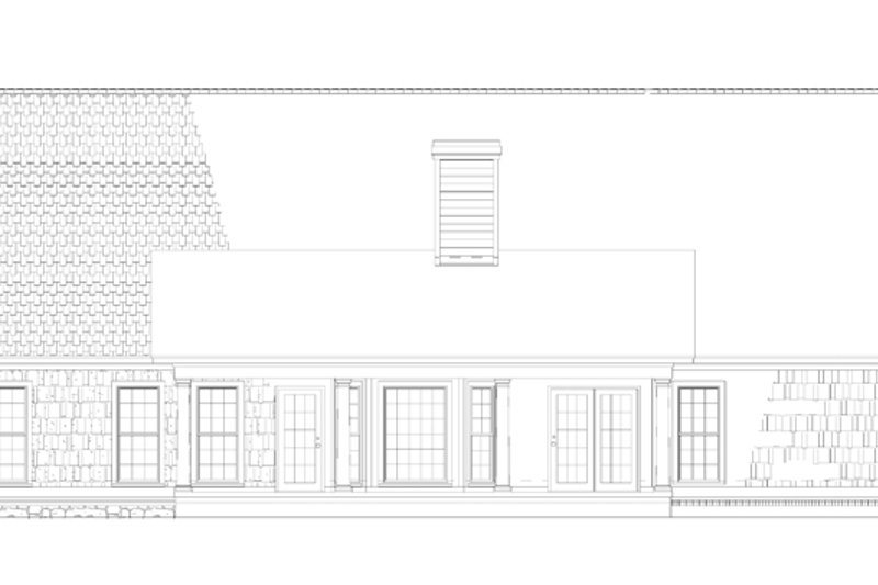 Dream House Plan - Exterior - Rear Elevation for Country House Plan #17-2795 - 4 bed, 2 bath