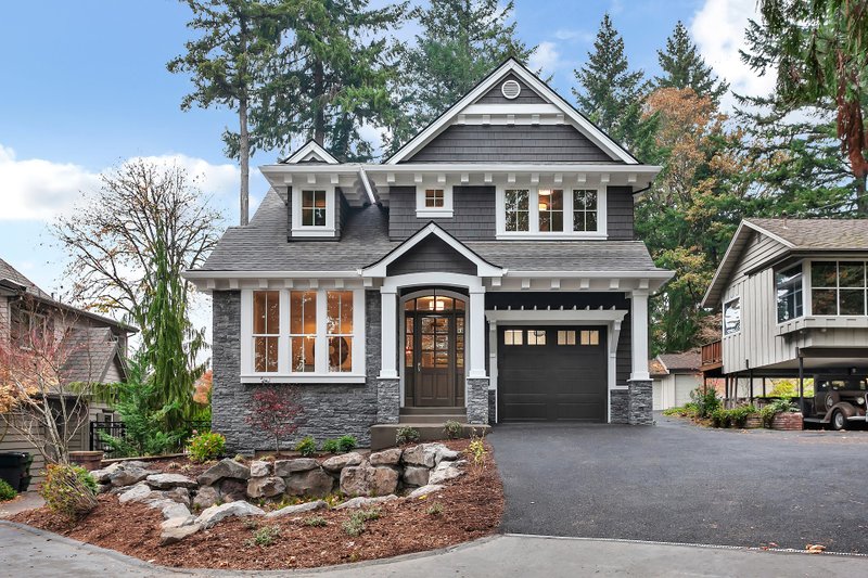 House Blueprint - Exterior - Front Elevation 3 for Craftsman House Plan #48-1007 - 4 bed, 3.5 bath