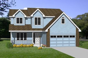 Traditional Exterior - Front Elevation Plan #116-212