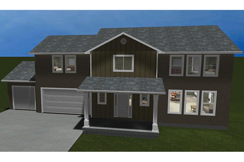 Home Plan - Traditional Exterior - Front Elevation Plan #1060-15