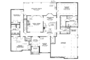 Traditional Style House Plan - 4 Beds 4.5 Baths 4510 Sq/Ft Plan #17-2775 