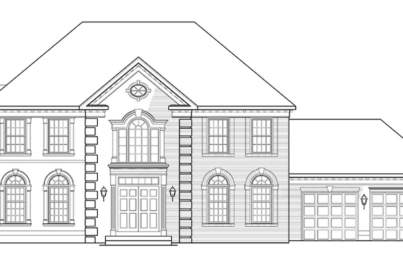 Dream House Plan - Exterior - Front Elevation 3 for Country House Plan #953-55 - 4 bed, 2.5 bath